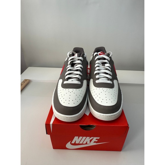 Nike Court Vision Low Sail University Red Stone IM0459 Sneakers Mens 10.5 New - Picture 6 of 7